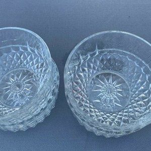 Arcoroc France Clear Glass Berry Dessert Bowl Cand